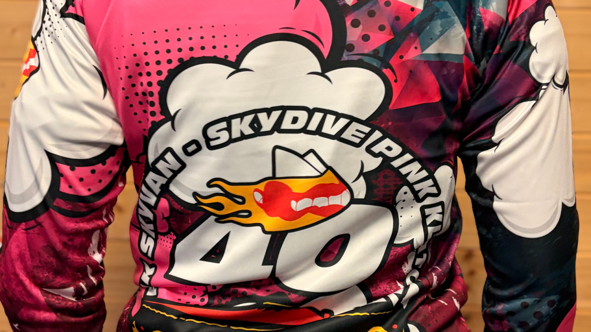 Jersey PINK SKYVAN 40 years