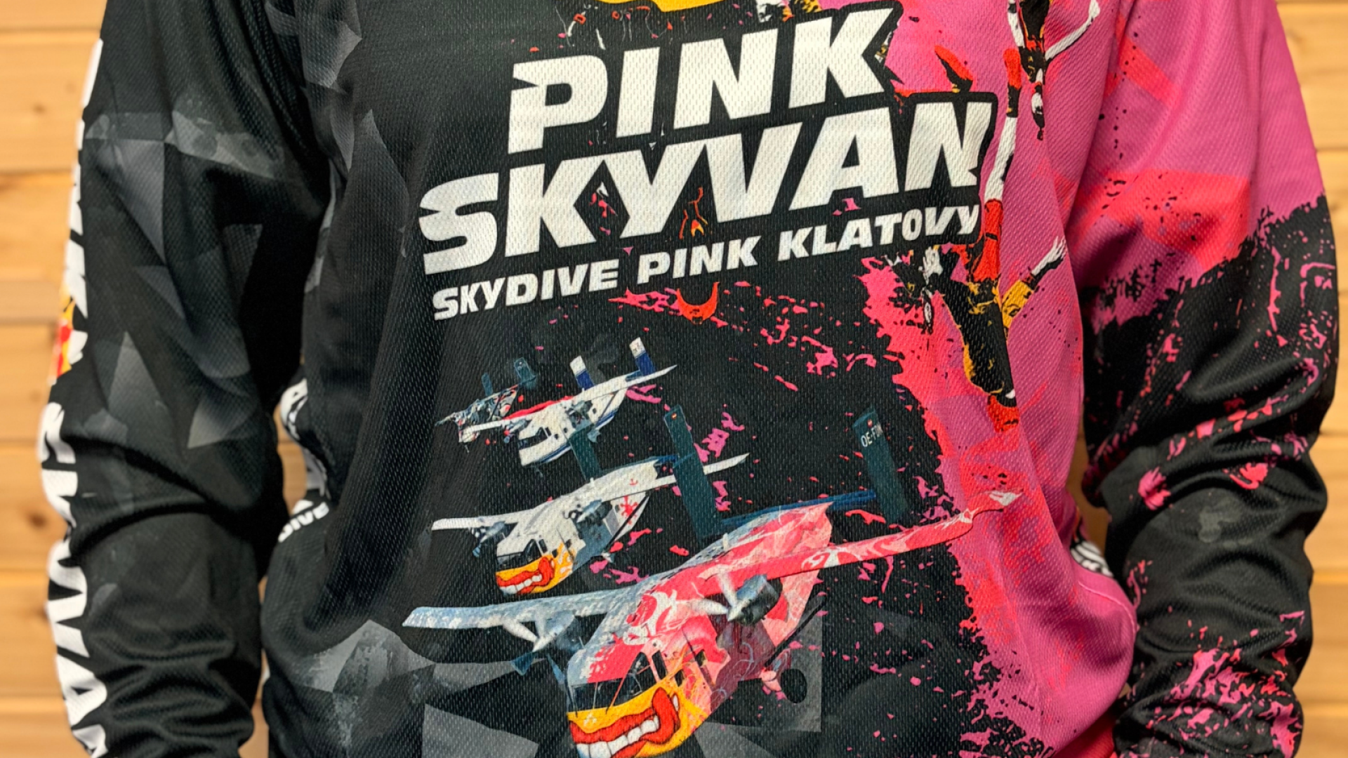 Jersey PINK SKYVAN prodyšné