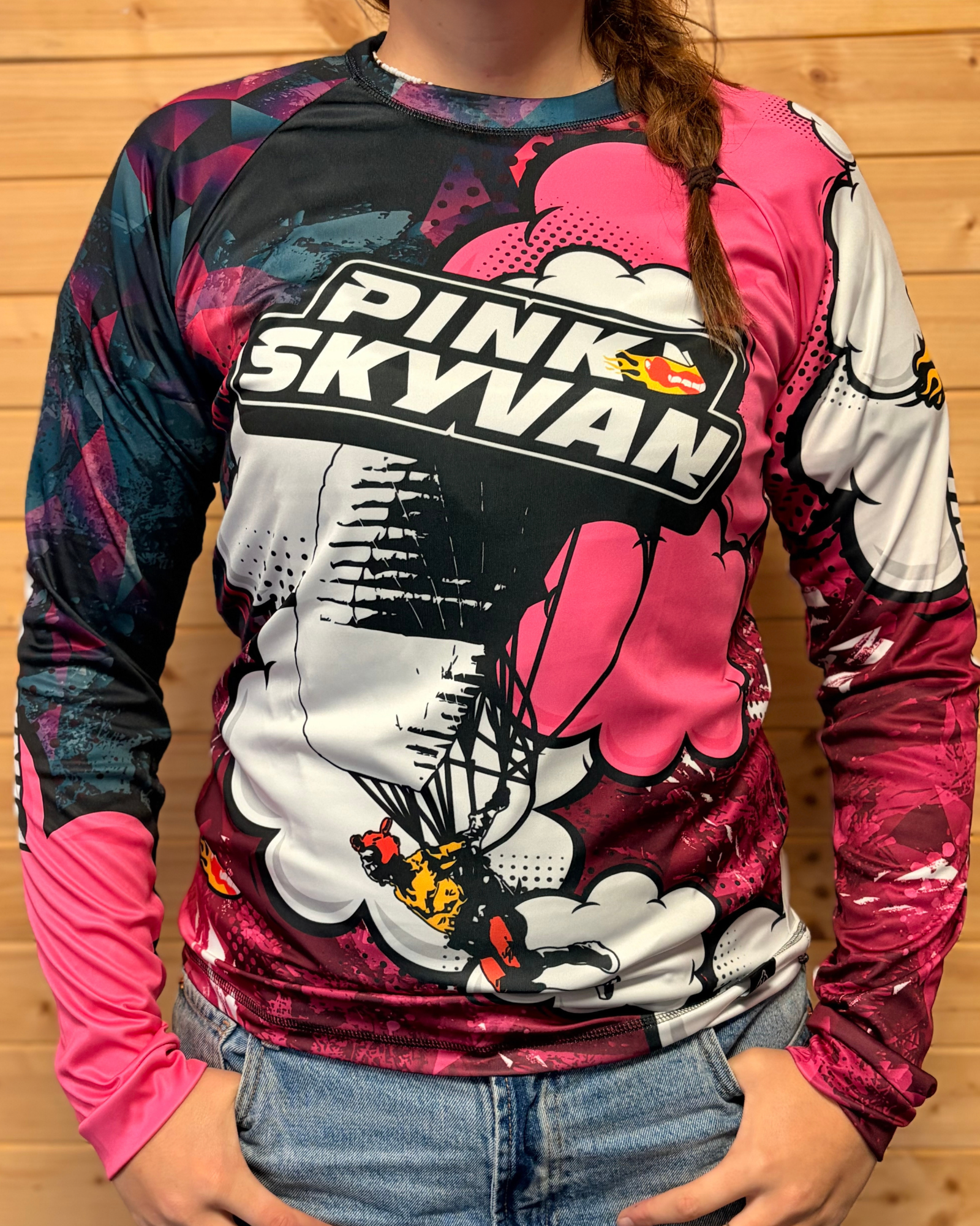 Jersey PINK SKYVAN 40 years - obrázek 2