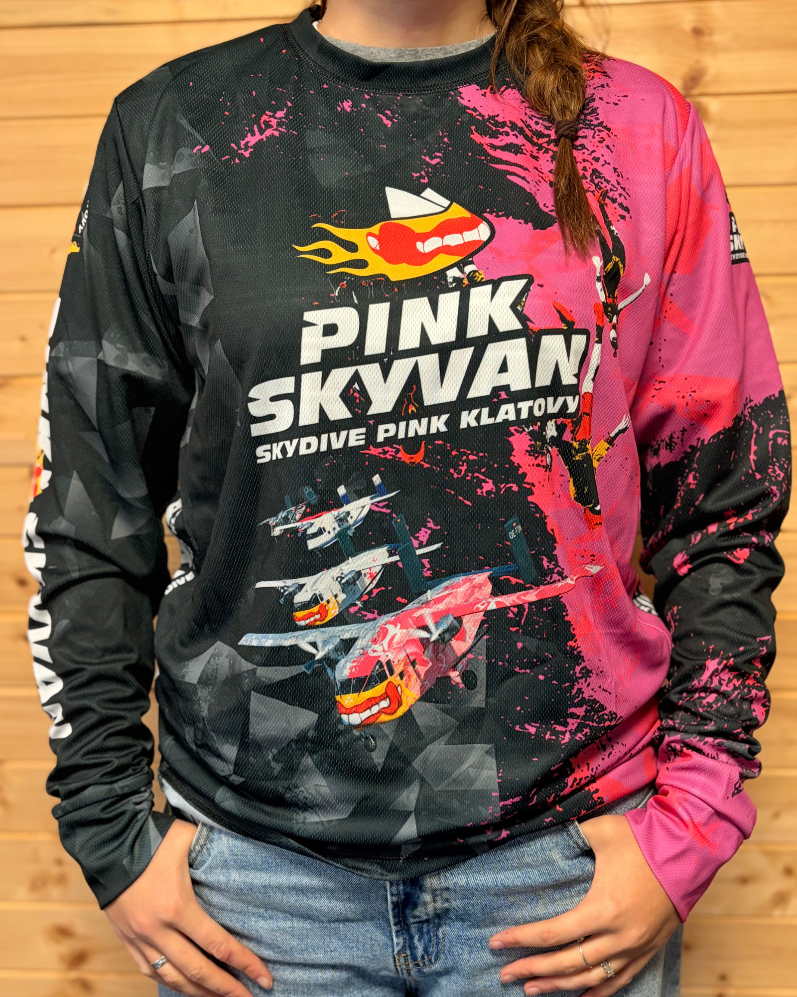 Jersey PINK SKYVAN prodyšné