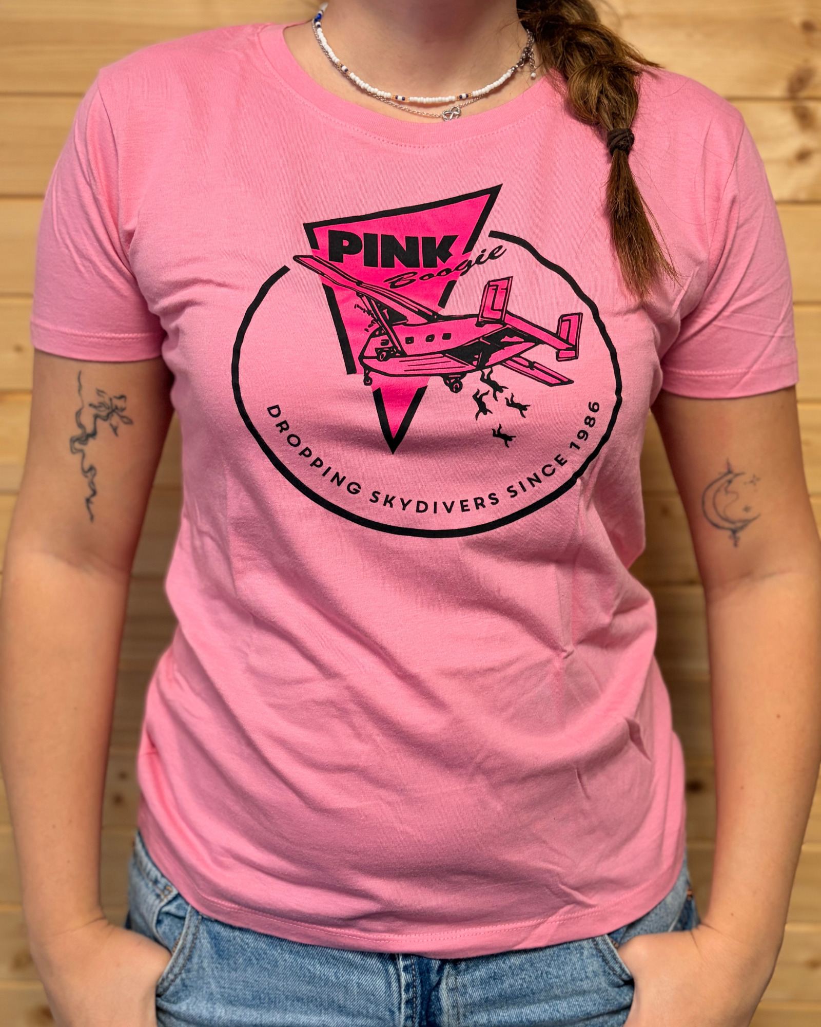 Dámské tričko PINK SKYVAN boogie - obrázek 2